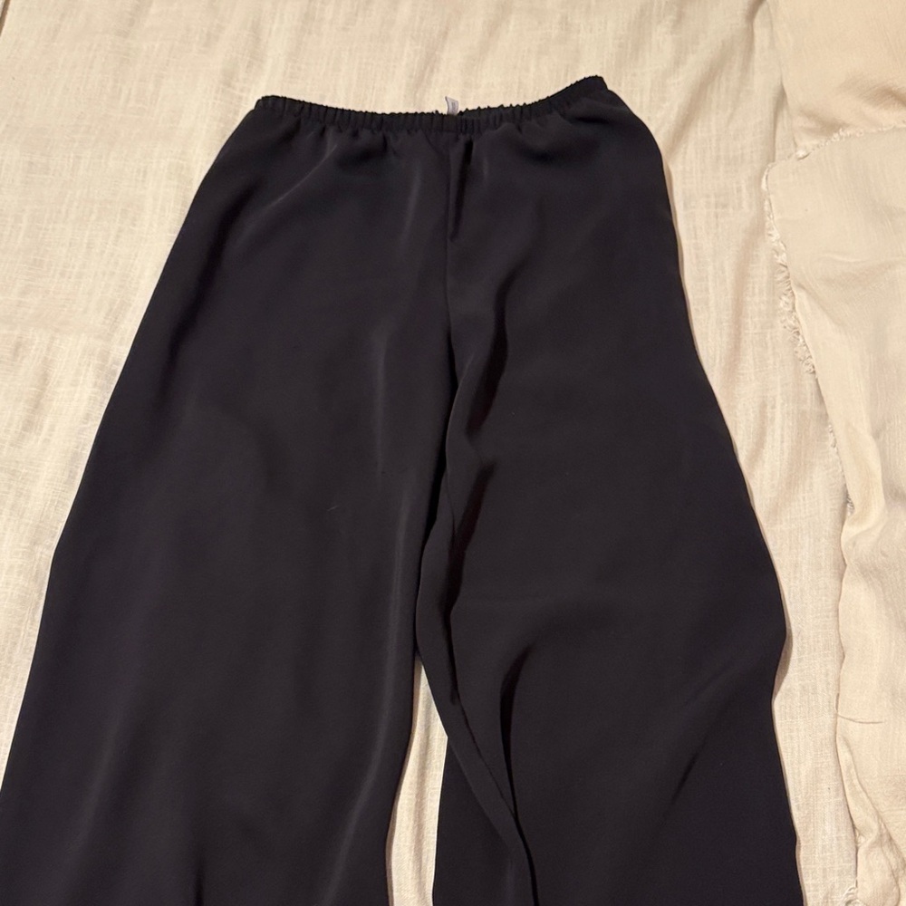 Calvin Klein Black Wide Leg Pants